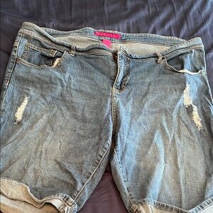 Denim Blue Women's Bermuda  Shorts size 22